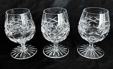 3 Vintage DUBLIN Watermarked Crystal Stemware Glasses Wine Brady Glasses 4.5” picture