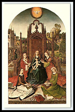 Richmond VA Madonna and Child Enthroned With Saints Postcard Museum   pc124 picture