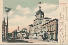 PORTLAND ME - Congress Street Postcard - udb - 1906 picture