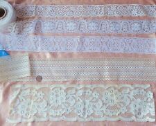 5 Vintage Torchon Edgings Lace 7+ Yards Trim Machine Made Lot picture