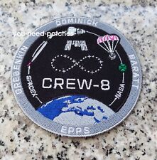 SpaceX Falcon 9 NASA Crew - 8 Epps Grebenkin Dominick Barratt Logo Patch Sew on picture