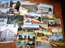 (25) Early 1900's to 1940's  Postcards Undivided Back To Linen. Posted Unposted picture
