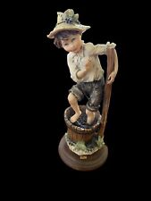 Porcelain Statue Marked By Capodimonte Porcelain Statue Marked By Giuseppe Arma picture