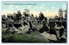 c1910s Medicine Rocks Between Camp Rock And Ekalaka Montana MT Unposted Postcard picture