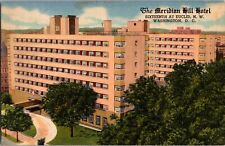 Vtg Postcard, Meridian Hill Hotel, Exclusive Hotel For Women, Washington D.C. picture