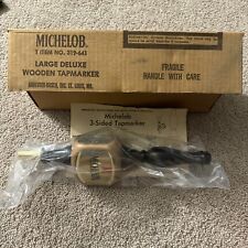 vintage nos michelob lg wooden beer tap mib 12.5” 1987 picture