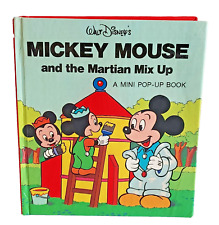 1978 Walt Disney's Mickey Mouse and the Martian Mix-Up Mini Pop-Up Book picture
