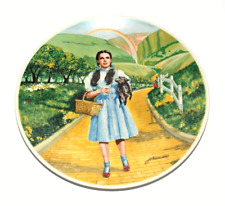 WIZARD of OZ Somewhere Over The Rainbow Dorothy Plate 01789A Edwin Knowles 1977 picture