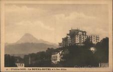 France Evian-les-Bains View of a hotel with a mountaintop in the background picture