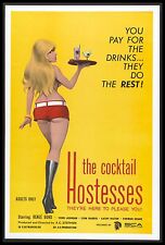Cocktail Hostesses Sexy Adult Movie Poster Canvas Print Fridge Magnet 6x8 Large picture