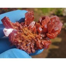 45g Natural Red Vanadinite SUPERB Crystal Specimen Morocco Healing Stone V11 picture