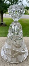 VINTAGE ECHT BLEIKRISTALL WEDDING BELL 24% LEAD CRYSTAL MADE IN W. GERMANY picture