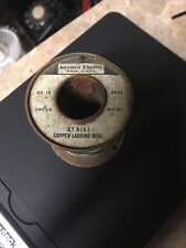 Vintage Western Electric Copper Lashing Wire 16 Gauge AT6157 Spool picture