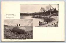 Vintage Postcard ME Castine Maine Central Railroad Portland Compliments ~6684 picture
