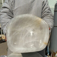 6630g Large White Quartz Crystal Basin Candy Dish Decorative Display Specimen picture