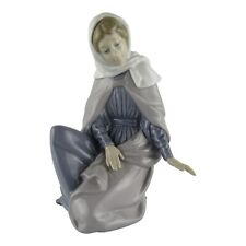 Lladro Nao Virgin Mary #0307 Christmas Nativity Porcelain Figurine picture