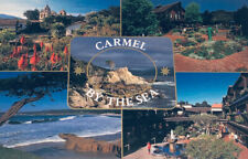 California CA Carmel By The Sea Multi Scenic Ocean Landscape Views Postcard J15 picture