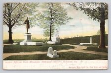 Jefferson Davis Monument Hollywood Cemetary Richmond Virginia 1906 Postcard picture