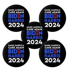 Make America Care Again Biden Harris 2024 Buttons Badges Campaign President Pins picture