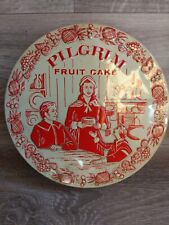 Vintage Pilgrim Fruit Cake Tin Bakers Of America picture