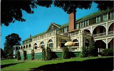 Belvedere Club Resort Club House Lake Charlevoix Mich. Postcard Chrome Outdoor picture