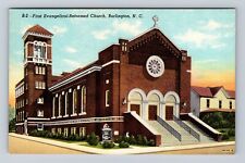 Burlington NC-North Carolina First Evangelical Reformed Church Vintage Postcard picture