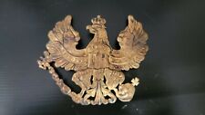 Repro WW1 Prussian Helmet Plate for Spiked Helmet Brass Pickelhaube Variant picture
