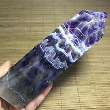 775g NATURAL Dream Amethyst QUARTZ CRYSTAL WAND POINT HEALING 382 picture