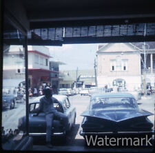 1966 kodachrome Photo slide Jamaica #15   Cars picture
