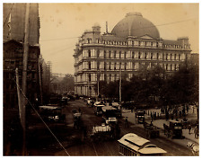 USA, New York, Broadway and Post Office Building Vintage Albumen Print Print Print  picture
