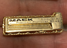 VINTAGE 2011 MACK TRUCK HAGERSTOWN MD POWERTRAIN LAPEL PIN 50TH Anniversary picture