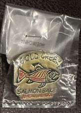 Vintage NEW Gold Creek Salmon Bake, Juneau Alaska Pin - RARE picture