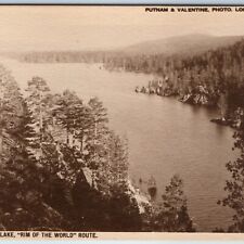 c1940s San Bernardino County, Cali Big Bear Lake Putname Valentine Photo LA A218 picture