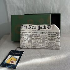 Fornasetti The New York Times Ceramic Dish Tray February 9, 1956 Milano picture