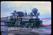 R DUPLICATE SLIDE - Osborn Bay Wharf STEAM Shay at Vancouver BC 1960 picture