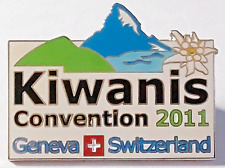 Kiwanis International 2011 Convention Geneva Switzerland Lapel Pin picture
