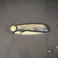 American Wildlife Frost Two Bucks 5.5”Pocket Knife picture