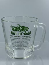 Vernors Mug 100th Anniversary Great Hot or Cold Vintage Glass Mug Cup picture