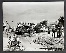 1959 North Bay Village FL African American Road Workers 79th St VTG Press Photo picture