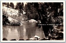 Postcard RPPC CA Soda Springs California Yuba River At Rainbow Tavern Lodge P3I picture