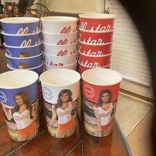 Hooters Girls Baseball Plastic Cups 2013 Set Of 18 RARE picture