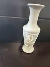 Wedgwood Style Vintage Green Grecian Style Small 6”Vase picture
