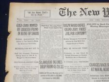 1922 JUNE 14 NEW YORK TIMES - GOLD COINS BY CROESUS FOUND AT SARDIS - NT 8400 picture