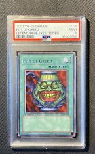 Yu-Gi-Oh Pot of Greed LOB-119 Rare 1st Edition PSA 9 Mint picture