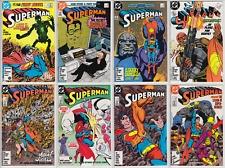 Superman, Vol. 2, Comics Lot (1987) 1, 2, 3, 4, 5, 6, 7, 8 DC VF/NM +bags/boards picture