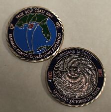 Hurricane Michael Panhandle Bay County & 850 Antique Copper Challenge Coin picture
