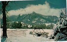 Vintage Postcard- The Flatirons Spectacular Rock Formation, Boulder, CO. 1960s picture