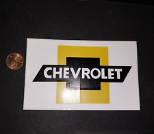 VINTAGE CHEVROLET  Sticker / Decal  ORIGINAL OLD STOCK RACING picture