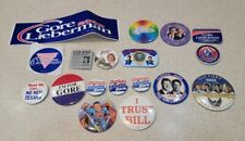 Bill Clinton Al Gore Lieberman   President Campaign Buttons  Lot (Vintage) picture