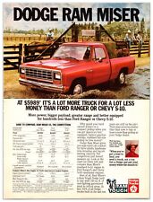 Original - 1981 Dodge Pickup Trucks - Original Print Ad (8x11) - Advertisement picture